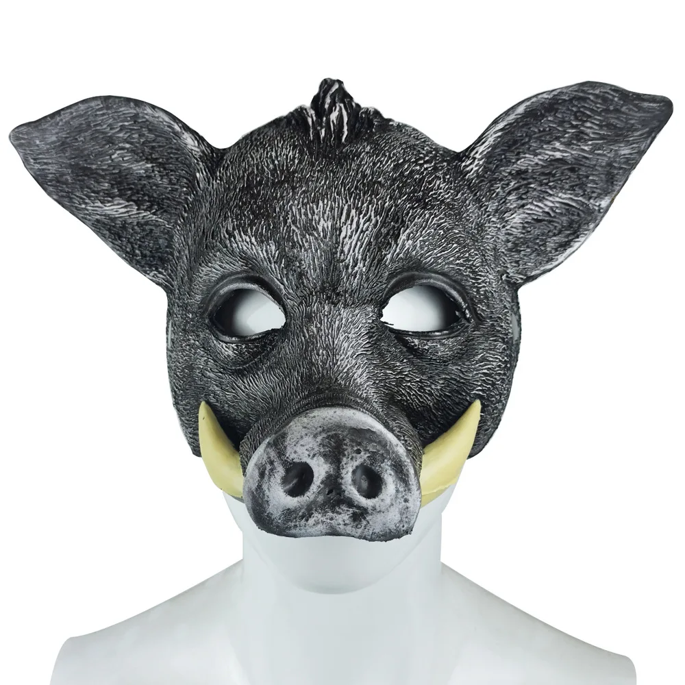 Máscara facial de porco selvag - Cosplay Prop Foam avaliação e preço