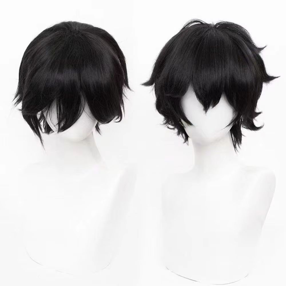 Peruca de cosplay Andrew, cabe - Wig Fiber Net avaliação e preço