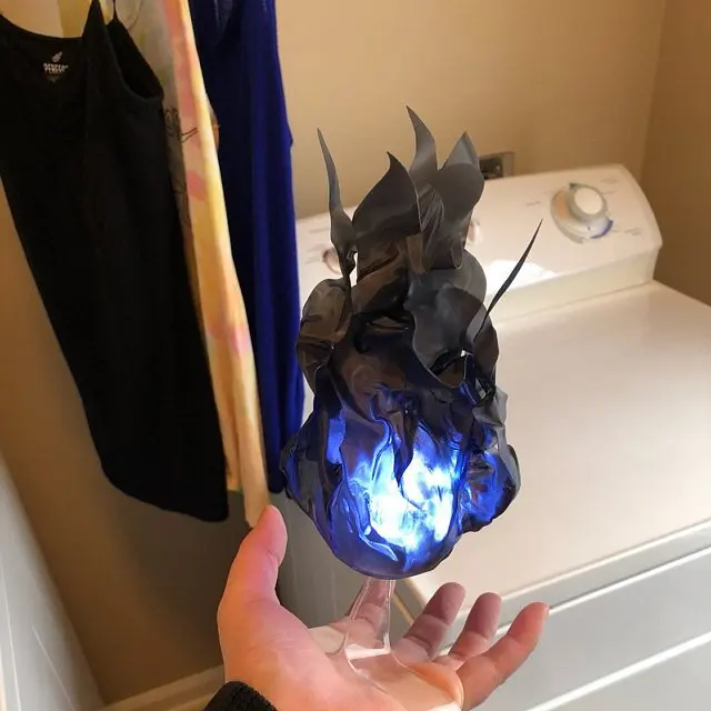 Nova Bola de Chama Flutuante L - Cosplay Flame Prop avaliação e preço
