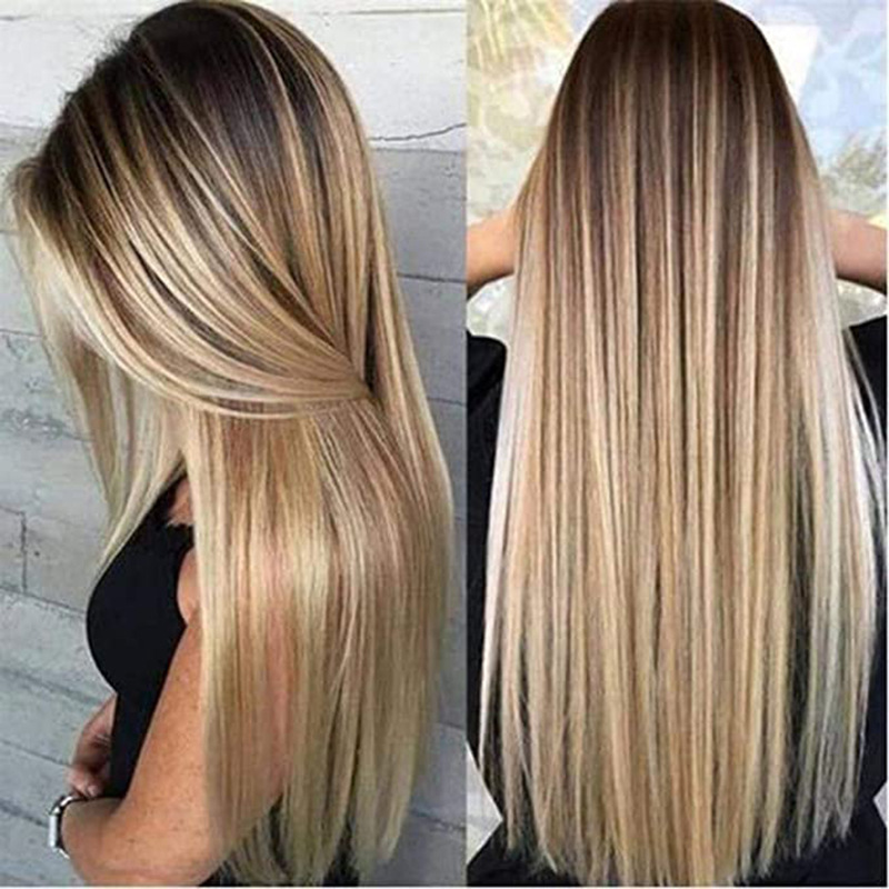 Peruca feminina de cabelo liso - Wig Fiber Net avaliação e preço